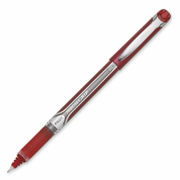 Vertex Precise Grip Roller Ball Stick Pen, Red Ink, Bold VE39654
